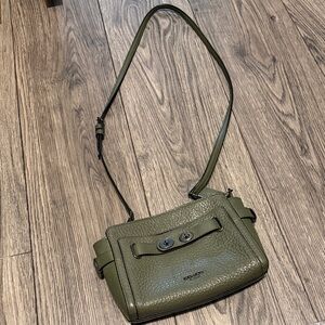 Coach Green Leather Crossbody Bag